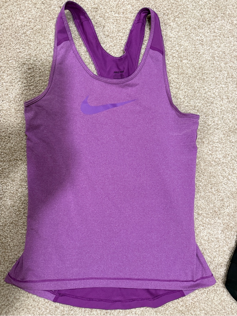 Nike Purple Performance Racerback Tank